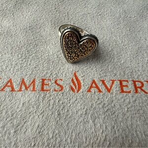 Retired James Avery Heirloom Heart